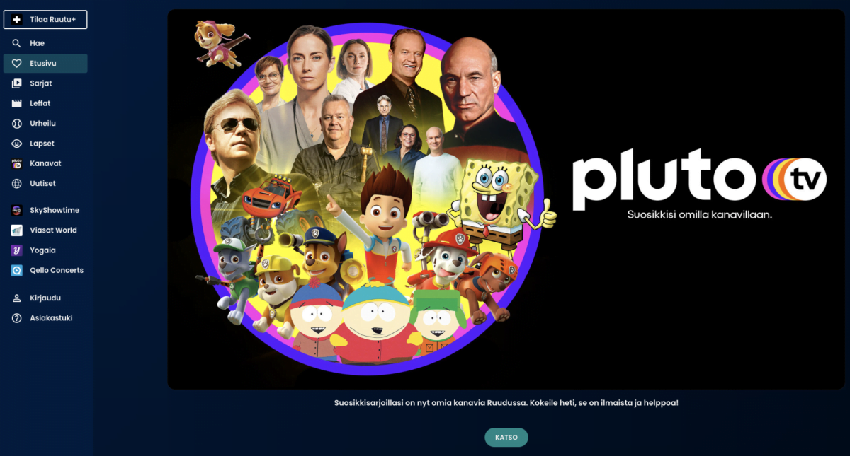 Media Tailor mukana mahdollistamassa täysin uutta Pluto TV -palvelua Ruutuun